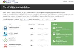 Benefits Calculator Customize Target Vehicle Reduction Strategy