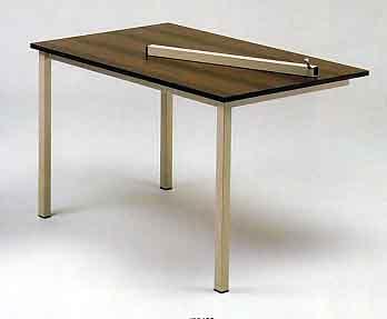 0,07 cu.m. MOD. 450095 TABLE laminated material 20 mm thick following Ivory beige beech colours.
