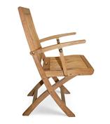 E Teak/Solid T-4100 USD 419,-- Folding Armchair Hermes T-4101 USD 359,-- L x D x H: 58 x 60 x 98 Folding Chair