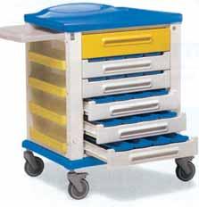 manage daily or weekly treatment of patients, with 15/20/30 3 compartments small drawers for easy drug storage (45-60-90 spaces).
