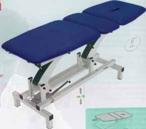 wear and noise Accessibility. The laterally open frame permit the access with patient lifting system or trolleys for electrotherapy equipment.