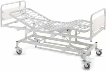 PATIENT BEDS WITH 1 OR 3 JOINTS, MANUAL OR ELECTRIC 27657 27652 1 JOINT BED - 1 crank - feet 27653 1 JOINT BED - 1 crank - castors 27656 3 JOINTS BED - 2 cranks - feet 27657 3 JOINTS BED - 2 cranks -