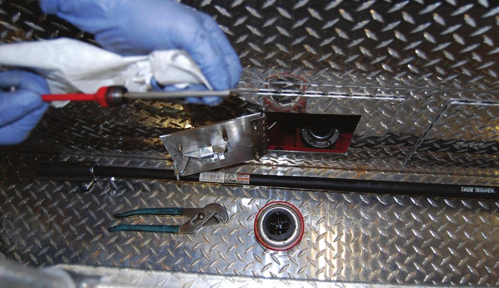 Before starting lubrication of apparatus: 1. Inspect the supply of lubricants to assure they have not been contaminated with dirt, water, other greases, oils, or foreign materials. 2.