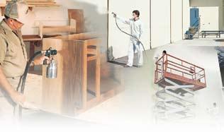 Professional Paint Sprayers Classic Finish HVLP* Paint Sprayers HV3000 Painting Systems Ametek /Lamb three-stage turbine for professional finish on cabinets, trim, doors, woodworking, and metal