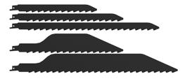 CARBIDE RECIPROCATING SAW BLADES CARBIDE TOOLS Brick N Block - BLACK LABEL A reciprocating saw blade designed for cutting in light concrete or autoclaved aerated concrete blocks.
