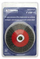 WIRE CUP BRUSH, CARBON STEEL 2-3/4"x5/8"-11
