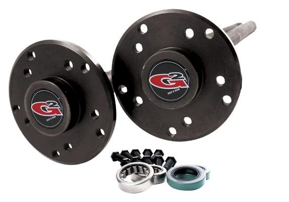 This kit allows you to run larger tires without the worry of failed or broken axle shafts. Increases the axle diameter from 1.18" to 1.31" for added strength.