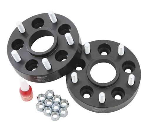 These precision made spacers are offered in thicknesses from 1.25" - 1.50" and feature a black anodized finish.