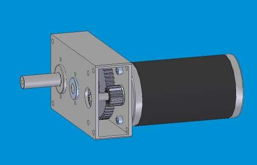 5. Assembly Instructions for Simple Base Step 1: Install CIM Motor to each of the Toughbox Nano gearboxes.