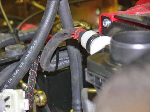HYDRAULIC COOLER LINES LEFT FUEL LINE TO