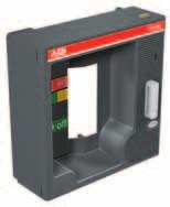 IP44 protection for circuit breaker toggle It is installed directly on the front of the circuit breaker and it allows IP44 degree of protection.