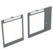Accessories Installation accessories and spare parts 3 Bracket for fixing on DIN rail This is applied to the fixed circuit breaker and allows installation on standardized DIN EN 50022 rails.