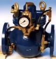 Regardless of pressure changes or demand, the valve will keep flow constant. The flow is controlled by a pilot and a calibrated orifice plate, and can be adjusted within a range of 0%.
