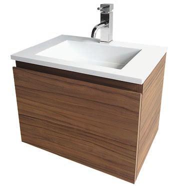 Wall hung vanities Mini 0 single bowl vanity 1 door (hinge available at left or right) 0, 1 or 3 tapholes Single bowl vanity 7, or mm 1 drawer (wall hung) 0, 1 or 3 tapholes Double bowl vanity 10mm 2