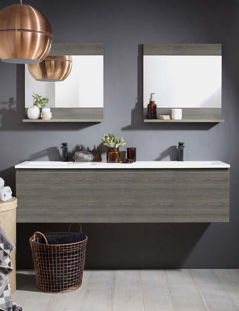 Tasca Slimline Vanity Unit A great solution for the compact bathroom, the Tasca Slimline delivers an architectural look within a versatile unit.