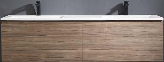 or matte finish available at an additional charge) Interior CIBO Zincworks moisture resistant (MR) MDF Features narrow mm depth finger pull handles (at top of drawer) soft close drawer(s)