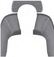 In this case, move the backless booster to another seating position with a higher seat back or head restraint and lap and shoulder belts, or consider using a high back booster seat.