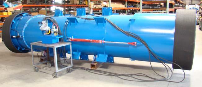 Hydraulically Actuated Telescopic Flow Diverters