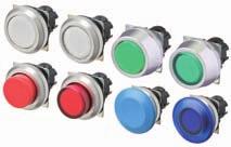 New Product Pushbutton Switches A30NZ-M@@-@@A 30-mm Pushbutton Switches Universal Design. Emphasis on Color Coding, Workability, and Safety.