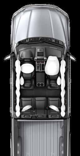 207 IIHS TOP SAFETY PICK F-50 SUPERCREW 5-STAR OVERALL VEHICLE SCORE FIRST-IN-CLASS INFLATABLE REAR SAFETY BELTS 2 for rear outboard passengers join 6 standard
