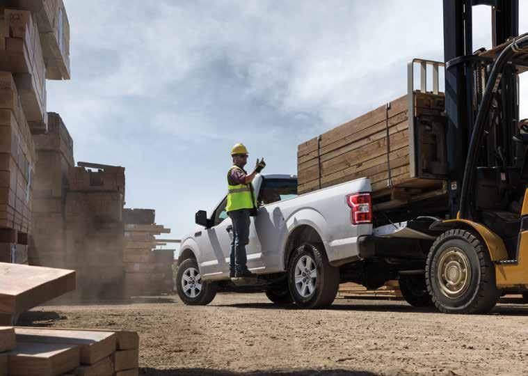 GET REALLY LOADED. CLASS-BEST 3,270 LBS. MAX. PAYLOAD. Starting with 3 box sizes that range from 5.5' to 8,' Ford F-50 carries the day at work sites and campsites across the nation.