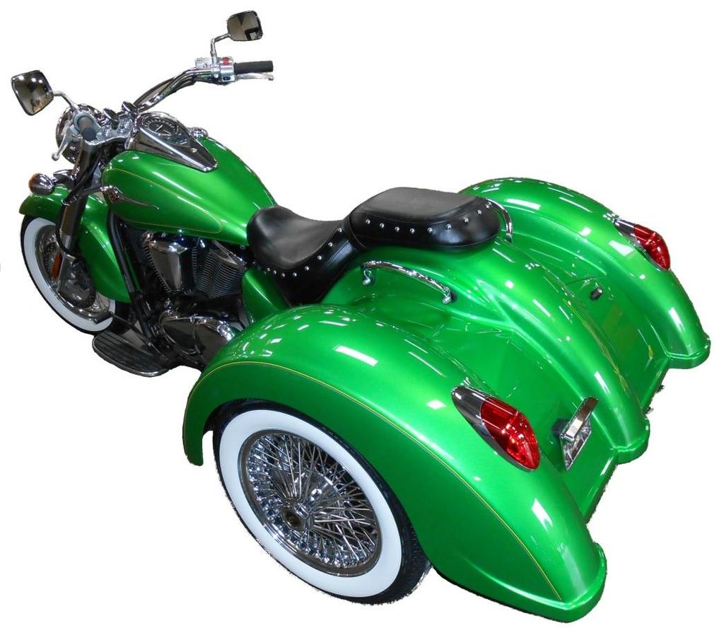 -Champion does not guarantee fit form or function to any of their trike kits if altered or aftermarket components were added to the original bike design.
