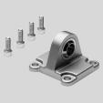 Short-stroke cylinders ADVC/AEVC Accessories Swivel flange SNCS Material: SNCS 32 50: Die-cast aluminium SNCS 63 100: Wrought aluminium alloy Free of copper and PTFE RoHS-compliant + = plus stroke