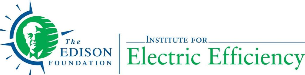 For more information, contact: Lisa Wood Executive Director Institute for Electric Efficiency 701 Pennsylvania Ave., N.W. Washington, D.