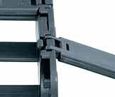 fastener" with high clamping force Long lifetime: Lateral gliding surfaces igh unsupported lengths: