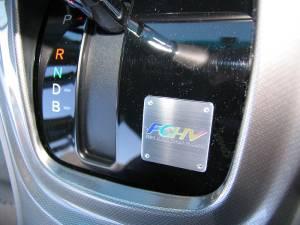 FCHV Fuel Cell Hybrid Vehicle badges