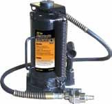 Automotive 20 Ton Air Bottle Jack Hydraulic Bottle Jacks 40" Hose With 1/4" NPT Fitting Included Lifting Range: 10 3/8" - 20" (With Screw Extended 3") Base Dimensions: 8-3/4" x 5-1/4" Two Way