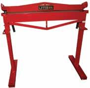 30 36" Metal Brake w/ Stand Metal Bending Brake For Metal Fabrication Work For Mild Sheet Steel Up To 12 Gauge Thick And Up To 36" Wide Bend angle capacity: 0-120 degrees Detatchable Stand Space