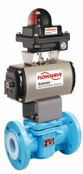 Flowserve Automax, a specialist in complete automation systems, produces a broad line of rack and pinion, heavy-duty,