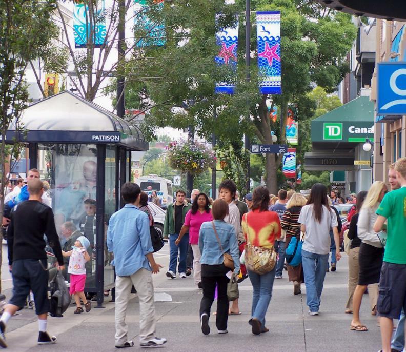 Supporting Strategies Provide safe pedestrian crossings at regular intervals.