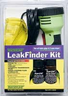 TP-1135CS LeakFinder Wind and Water Gun & Dye Kit Includes the TracerJet spray gun and 8 oz (237 ml) bottle of Dye-Lite fluorescent water dye.