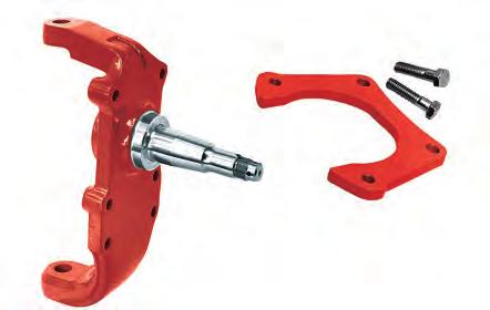 SP-102 CALIPER BRACKET INCLUDED HEIDTS 2 DROPPED STEEL SPINDLE Our 2 Dropped Spindles are full steel spindles, just like factory spindles. This is much stronger than cast iron.