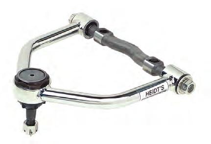 HEIDTS MUSTANG II Upper A-Arms (Pair) TUBULAR UPPER A-ARMS Tubular Upper A-Arms are the ultimate in looks. Direct replacement for stock upper-a-arms, providing more clearance for stock sheet metal.