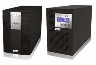 Sinus Premium & Premium LCD Series On-Line Double Conversion Technology 1 phase in-1 phase out 1kVA to 3kVA Online double conversion technology Input power factor correction PFC ( >0,99 ) High output