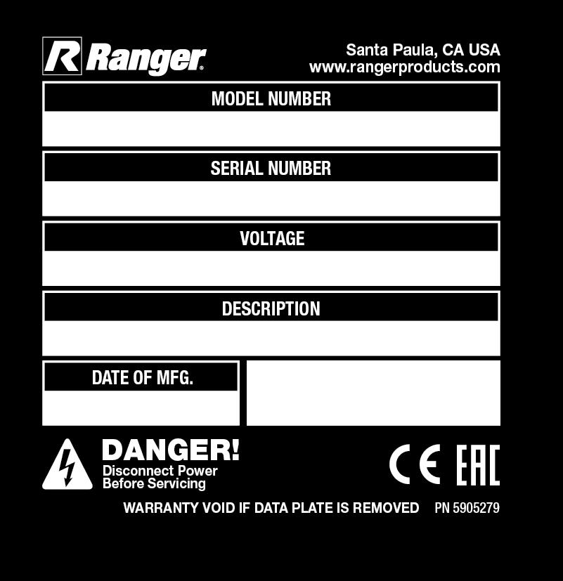 Manual. Ranger Floor Jack, Installation and Operation Manual, Manual P/N 5900393, Manual Revision B, Released July 2017. Copyright. Copyright 2017 by BendPak Inc. All rights reserved.