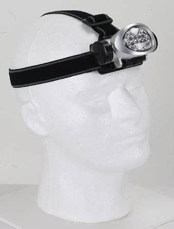 Lens Anti-Slip Strap Keeps Headlamp Securely Attached to Hard Hat High, Medium & Low Beam