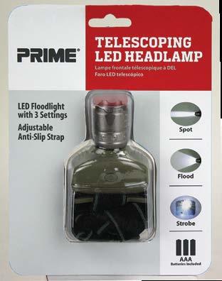 TELESCOPING LED HEADLAMP Cord Wire Qty. per Wt.