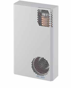 Wall-mounted cooling units SLIM W D H W Specification: Housing material: steel sheet/stainless steel Color: