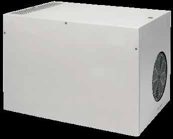 Top-mounted cooling units 11 W Specification: Housing material: steel sheet/stainless steel Color: RAL 735 Refrigerant: R134a Protection degree: Cabinet air circuit: IP54 Ambient air circuit: IP24