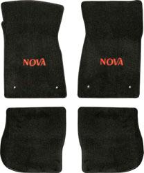 Lloyd Custom Fit Mats LM2517 LM2201 Bow Tie SS Bow Tie/SS 1966-74 Nova Script 1968-74 Floor Mats (4 Piece Set) Embroidered Ultimat floor mats designed to fit perfectly in your 1968-74 Chevy II/Nova.