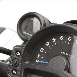 Kawasaki gear position indicator with bracket and cap for tailor made fitment to the Vulcan S