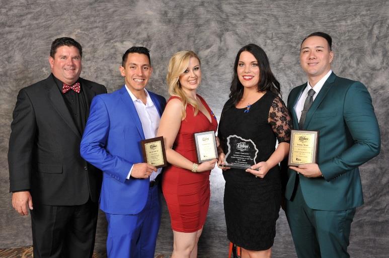 Revolution Financial Leasing Professional of the Year 251 + Units 1 st Place: Jacqui Casaletto, Aquatera Apartment Homes, H.G.