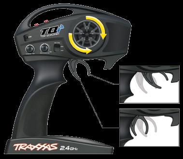 TRAXXAS TQi RADIO & VELINEON POWER SYSTEM Using an Additional Battery for Increased Run Time Your model only requires one battery pack, but the chassis can accept two batteries.
