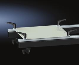 218 Roller conveyor for assembly frame For inserting the mounting plate from the side into the