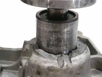 Uneven or excessive sealant application Incorrect tightening torque