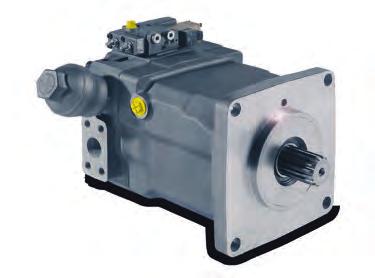 Electric or hydraulic control. Bent axis axial piston motors with fixed or variable displacement of 60-215 cc. Electric or hydraulic control.